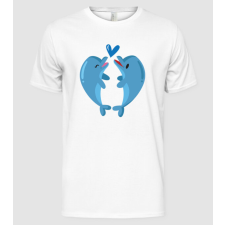 Pólómánia SZERELMES DELFINEK - Férfi Alap póló férfi póló