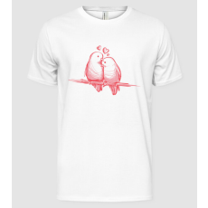 Pólómánia Szerelmes madárkák - Férfi Alap póló