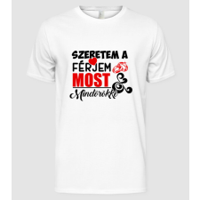 Pólómánia Szeretem a férjem - Férfi Alap póló férfi póló