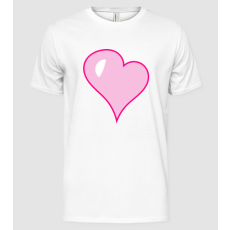 Pólómánia Szívecske póló minta  - Férfi Alap póló