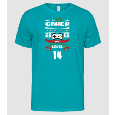 Pólómánia Szülinapos gamer 2005 14 - Férfi Alap póló férfi póló