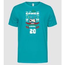 Pólómánia Szülinapos Gamer 20 - Férfi Alap póló férfi póló