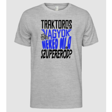 Pólómánia Szuperhős traktoros - Férfi Alap póló