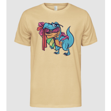 Pólómánia T-rex Iskolás - Férfi Alap póló férfi póló