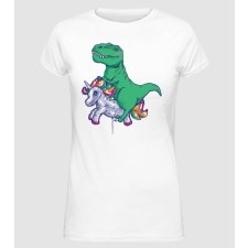 Pólómánia T-rex Unikornison Lufi - Női Alap póló női póló