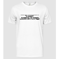 Pólómánia Text - Én vezettem(black) - Férfi Alap póló