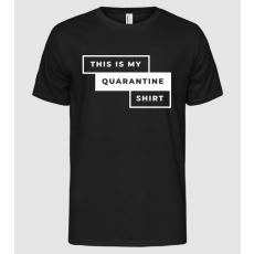 Pólómánia This is my quarantine shirt - Férfi Alap póló