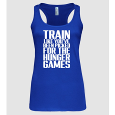 Pólómánia Train like youve been picked for the hunger games - Női X-hátú Trikó