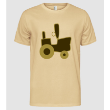 Pólómánia traktor_red - Férfi Alap póló férfi póló