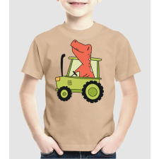 Pólómánia Traktoros Dinoszaurusz - Uniszex Gyerek Póló gyerek póló
