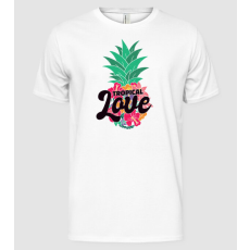 Pólómánia Tropical Love Ananász - Férfi Alap póló