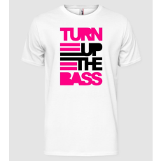 Pólómánia Turn Up The Bass - Férfi Alap Póló
