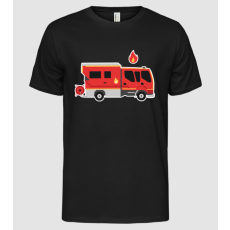 Pólómánia Tűzoltó autó - Férfi Alap póló