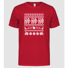 Pólómánia Ugly sweater hohoho - Férfi Alap póló