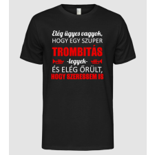 Pólómánia Ügyes trombitás - Férfi Alap póló férfi póló