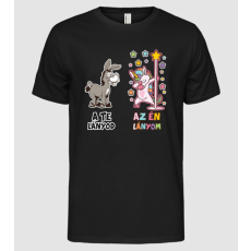 Pólómánia Unikornis Az én lányom vs a te lányod - Férfi Alap póló