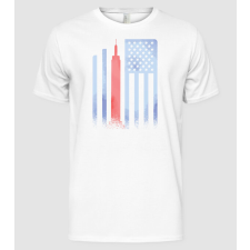 Pólómánia Usa Empire State Building - Férfi Alap póló férfi póló