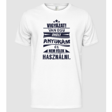 Pólómánia Van egy őrült anyukám - Férfi Alap póló