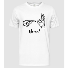 Pólómánia Wanna sex - Férfi Alap póló férfi póló