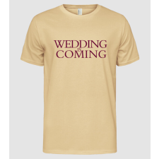 Pólómánia weddingiscoming - Férfi Alap póló férfi póló