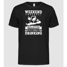 Pólómánia Weekend forecast Balaton with a chance of drinking - Férfi Alap póló