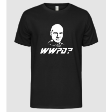 Pólómánia What Would Picard Do.eps - Férfi Alap póló férfi póló