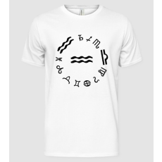 Pólómánia zodiac-aquarius  - Férfi Alap póló