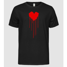 Pólómánia Zombie Heart - Férfi Alap póló férfi póló