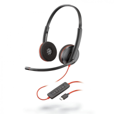 Poly Blackwire C3220 (209749-22) fülhallgató, fejhallgató