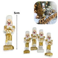  Poly Diótörő arany kabátos 4db/csom dekorációs kellék