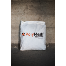  PolyMesh 54 mm-es statikai makroszál betonacél helyett 1 kg/csomag építőanyag