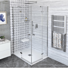 Polysan FORTIS LINE szögletes zuhanykabin 1200x1000mm, sarokbelépős kád, zuhanykabin