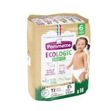  Pommette bugyipelenka Ecologic (6-os) 16 - 30 kg (18 db/cs) pelenka