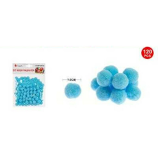  POMPOM ÉGKÉK 1CM 120DB-OS kreatív és készségfejlesztő