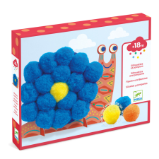  Pompom-kép készítés - Óriáspompomos állatok - Fluffy animals kreatív és készségfejlesztő