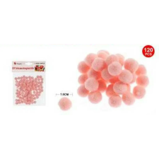  POMPOM RÓZSASZÍN 1CM 120DB-OS party kellék