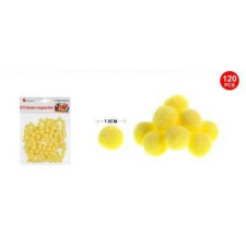  POMPOM SÁRGA 1CM 120DB-OS party kellék