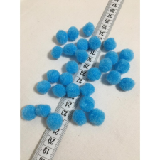 Pompon 1,5 cm kék dekorációs kellék