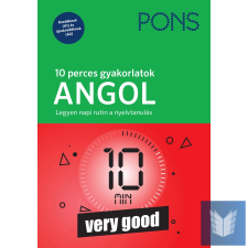  PONS 10 perces gyakorlatok ANGOL idegen nyelvű könyv