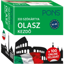  PONS SZÓKÁRTYÁK OLASZ KEZDŐ+ONLINE tankönyv
