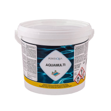 Pontaqua Aquamulti hármas hatású kombinált vízkezelő tabletta 3 kg medence kiegészítő