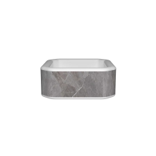 Pontaqua Avenli Bergen2025 szürke márvány mintás masszázsmedence 170 x 170 x 70 cm jakuzzi