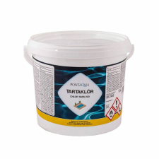 Pontaqua CLT030 Tartaklór (200 gr) 3 kg fertőtlenítő tabletta medencéhez medence kiegészítő