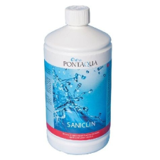 Pontaqua Folyékony tisztító koncentrátum egészségügyi vízkőoldó SANICLIN 1 liter  SAN 010 medence kiegészítő
