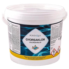 Pontaqua Klóros vízfertőtlenítő szer GYORSAKLÓR granulátum 3 kg CLG 030 medence kiegészítő