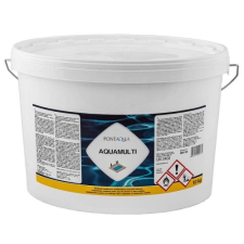 Pontaqua Kombinált vízfertőtlenítő szer AQUAMULTI 200 g-os tabletta 10 kg AMU 100 medence kiegészítő