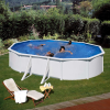 Pontaqua PONTAQUA WHITE 6,1 x 3,75 x 1,2 m ovális merevfalú medence