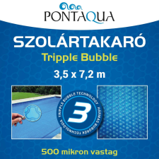 Pontaqua Szolár takaró 3,5 x 7,2 m 500micron Tripple Bubble medence kiegészítő