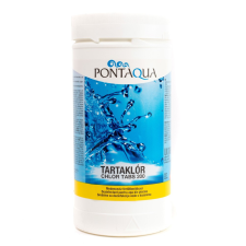 Pontaqua Tartaklór Lassan Oldodó Klórtabletta 1 kg medence kiegészítő