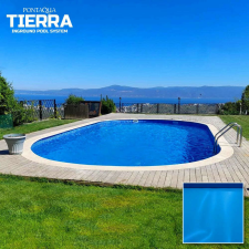 Pontaqua TIERRA BLUE POOL süllyesztett ovális medence 500 x 300 x 150 cm medence